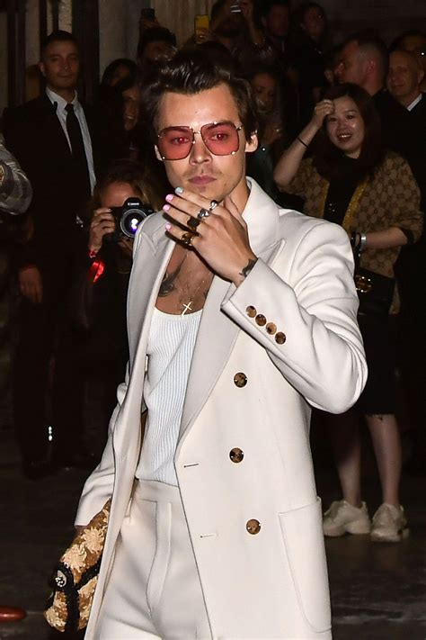 Harry Styles white suit